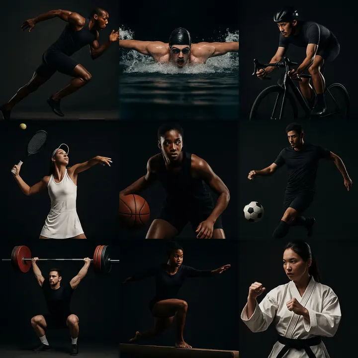 Elite athletes from various sports